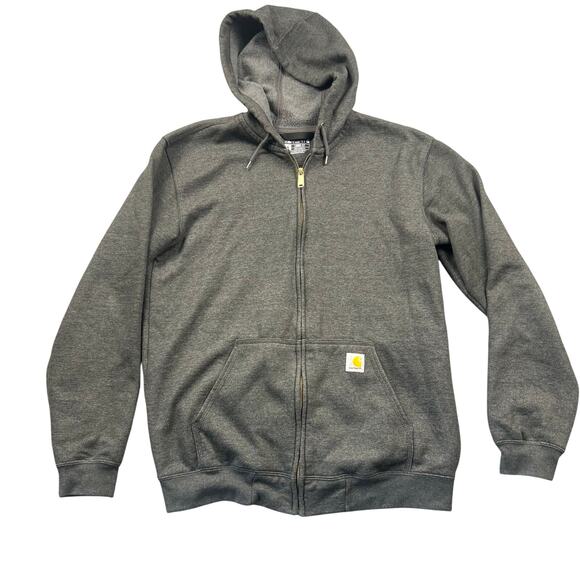 Carhartt Gray Lightweight Hoodie Jacket - Picture 1 of 7